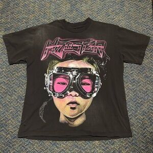 Hellstar The Future T-Shirt 'Black/Pink'